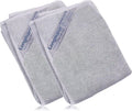 Longmann NΘrwex Enviro Cloth, Glass Cloth, Cleaning Cloth, Streaks Schatches Free (Grey 2 Pack)