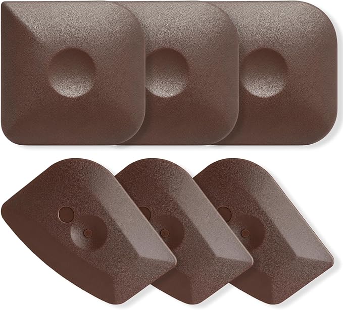 Pan Scraper 6-Pack, Plastic Cleaning Tool for Pots and Pans, Non Scratch Kitchen Gadgets for Cast Iron Care, Dish and Food Scraper