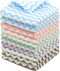 Microfiber Cleaning Cloth Lint Free Cleaning Rags, 10 Pack Fast Drying Dish Rags for Cleaning, Super Absorbent Kitchen Dish Cloths for Wash Dishes,12 in x 12 in, Mix Color