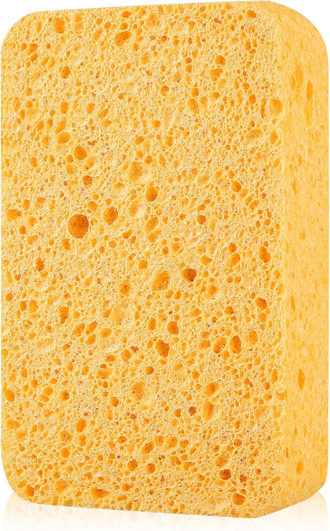 Large Sponge Non-Scratch, Super Absorbent Heavy Duty Large Sponges for Cleaning, Car Wash Sponge for Home/Kitchen/Boat Bail & Car Washing (5.71x3.54x1.38 Inch)