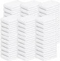 Looperry White Terry Cloth Rags (60 Pack Bulk) 13"x13" Inches Commercial Grade Dish Cloth Multipurpose Cleaning Rags for Housekeeping, Car Wash. Absorbent & Reusable Bar Mop Towels for Kitchen Cotton