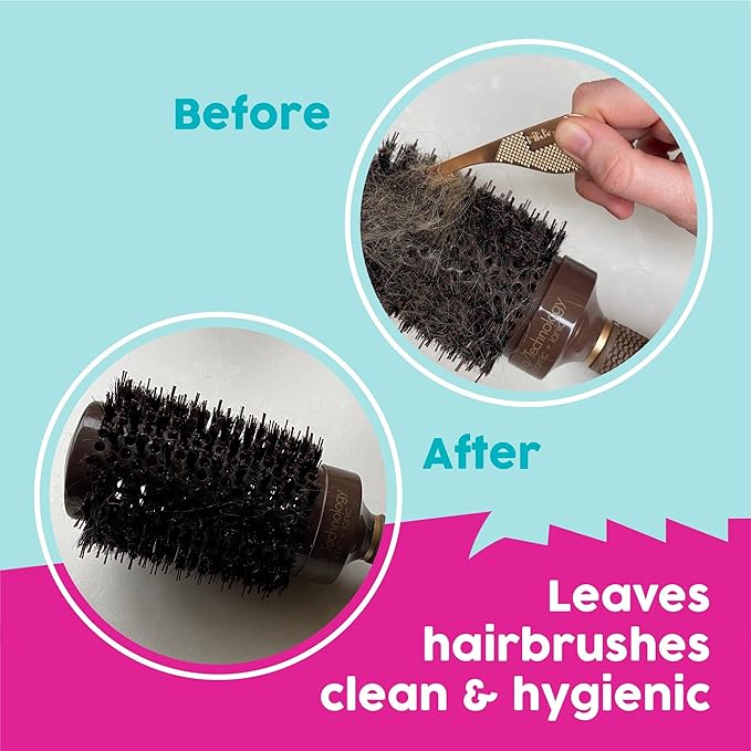 Pikk-it Vacuum Hair Brush Cleaner Tool- As Seen On Tv | Designed for Removing Tangled Hairs and Fibers from Vacuums & Hairbrushes, Super Hair Brush Cleaner Gadget Comb Cleaning Rake (Single Pack)