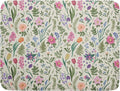 Spring Floral Dish Drying Mat for Kitchen Counter 18x24 Pink Sage Green Flower Vintage Botanical Print Absorbent Reversible Microfiber Drying Mats Kitchen Countertop Protector Dishes Drainer Rack Pad