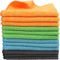 12 Pack Microfiber Cleaning Cloth 11.8x11.8inch - Streak-Free, Reusable Wipes for Glass, Kitchen, Car, Dusting - Absorbent & Lint-Free (Mixed Color 3, 11.8 x 11.8 inch)