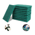 Green Scuff Pads - 10Pcs Scotch Brite - Very Fine Grade Hand Pads General Purpose Sanding Hand Pads 200 x 125mm/8" x 5"