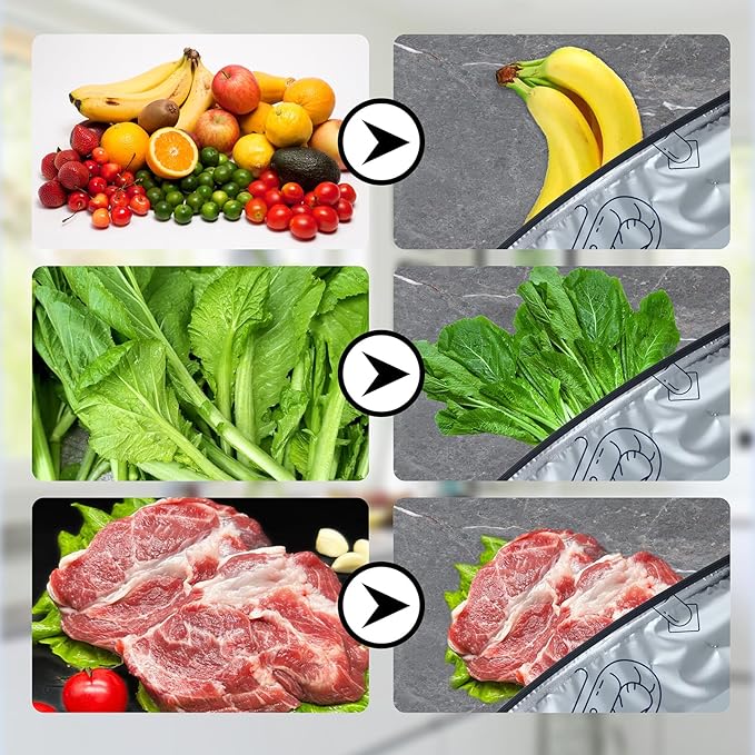 40PCS Reusable Aluminum Foil Freezer Bags, Sealable Stand-Up Zipper Storage Bags for Food, Meal Prep & Kitchen in 3 Sizes(Small, Medium, Large)
