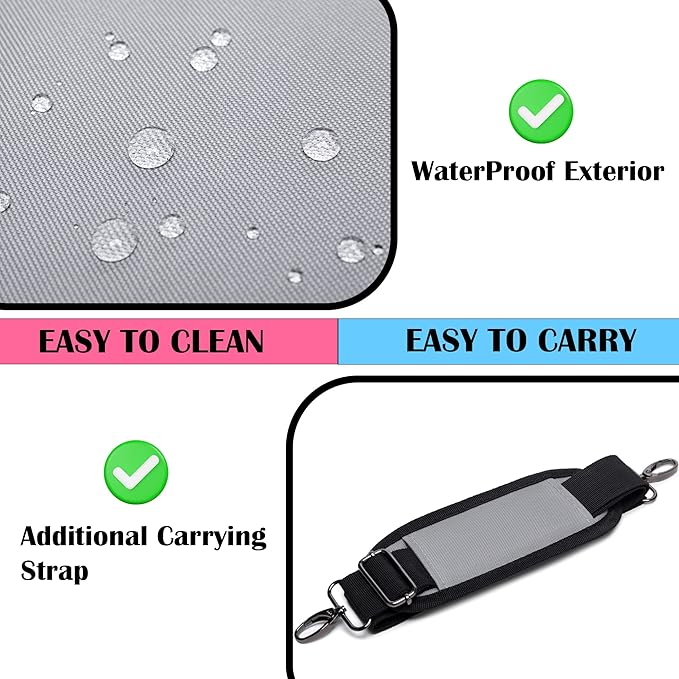 Cleaning Caddy with Handle and Shoulder Strap Organizer for Cleaning Supplies
