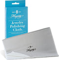 Hagerty Jewelry Polishing Cloth, for Sterling Silver, Gold, Platinum - Safe on Necklaces, Rings, Bracelets, Made in USA, Kosher Certified, 12 in. x 15 in.