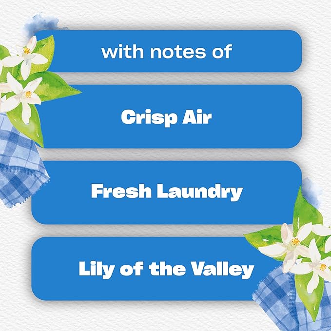 Glade Scent Flow PlugIns Air Freshener, Clean Linen, 1 Device + 4 Refills, 2.61 fl oz