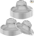 10pcs Mesh Sink Strainer, 4.5" Diameter Stainless Steel Slop Basket Filter Trap, Metal Kitchen Drain Strainer, Hair Basket Drain - Fits Most Kitchen Sinks, Bathroom Sinks,Shower Drains,Floor Drain