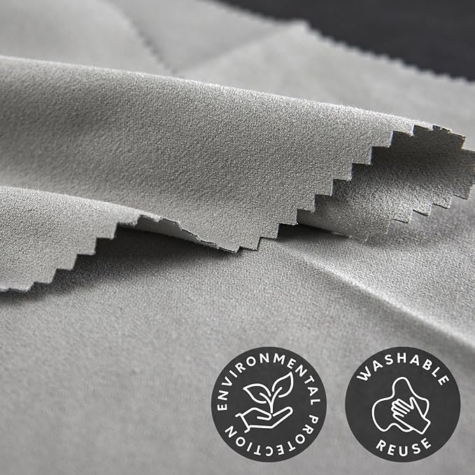PINGMIC 12"x12" Gun Cleaning Cloth, Microsuede Cloth - Professiona - Polishing - Reusable Gun Cleaning Supplies
