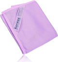 Longmann Window Cleaning Cloth, Glass Cleaning Cloth, Streaks Schatches Free. Violet,1 Pack