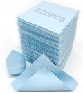 XIAOXINGYUN 120 PCS Jewelry Cleaning Cloth Jewelry Polishing Cloths Individually Wrapped Silver Cleaning Cloth for Jewelry Sterling Silver, Gold, Platinum,Coins, Watch (3.15 x 3.15 Inches)