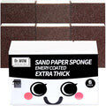 Carborundum Heavy Duty Scouring Sponges - Fiberglass-Free Nano Rust Eraser for Pots, Pans, Grill, Oven Racks & Sink Stains (1'' 6Ct (Pack of 1))