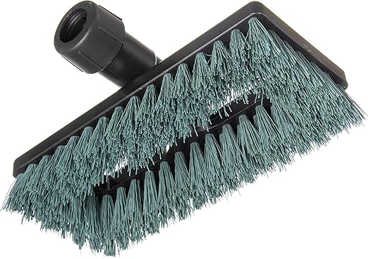 CFS 36530014 Swivel Scrub Plastic Block Heavy-Duty General Use Floor Brush, Dupont Tynex Bristles, 0.81" Bristle Trim, 8" Length x 3-1/2" Width, Blue (Pack of 12)