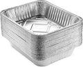 NYHI 30 Pcs Aluminum Pans 9x13 Disposable Baking Tin Foil Pan with Lids for Cooking Baking Takeout Containers for Leftovers Heavy Duty Foil Pans Freezer Container Catering Supplies
