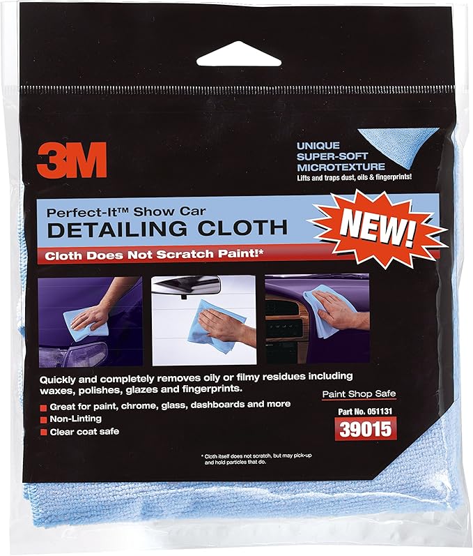 Scotch-Brite Perfect-It Non-Scratch Detailing Super Soft Cloths, Blue, 6 Count