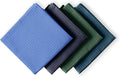 Multicolor Waffle Kitchen Towels, 16"x26", Soft, Absorbent, Durable, Fast Drying, Reusable, 100% Cotton, Ideal for Cleaning, Drying Dishes, Set of 4, Teal, Olive Green, Navy, Sky Blue