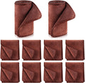 10 Pcs Shine Shoes Cloth Kit Polish Dauber Applicators Cleaning Leather Shoes Boots Microfiber Care Cloths Suede Cleaner
