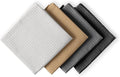 Multicolor Waffle Kitchen Towels, 16x26 Inches, Soft, Absorbent, Durable, Fast Drying, Reusable, 100% Cotton, Ideal for Cleaning, Towels, Set of 4, Black,Grey, Beige, White