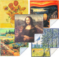 Extra Large [5 Pack] Classic Art Collection 2, Microfiber Cleaning Cloth - Ultra Premium Quality Microfiber Cloth(Best for Camera Lens, Glasses, Screens, and All Lens.)