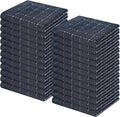 Homaxy 100% Cotton Terry Kitchen Dish Cloths, Ultra Soft and Absorbent Dish Towels for Kitchen, Suitable for Drying and Washing Dishes, 24 Pack, 12 x 12 Inches, Dark Grey