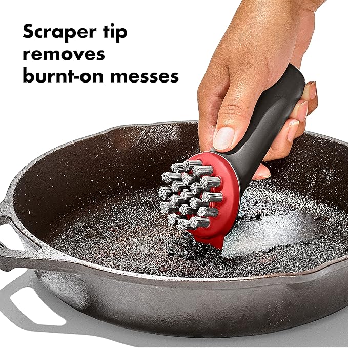 OXO Outdoor Heavy Duty Brush with Cover
