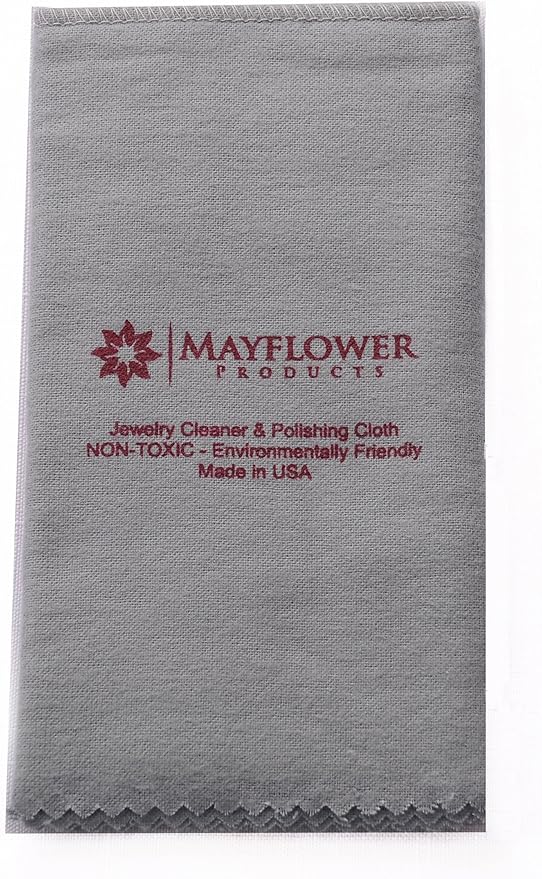 Pro Size Polishing Cleaning Cloth Made in USA for Gold, Silver, Platinum. Pure Cotton Eco Friendly Tarnish Remover Cleaner Large 11 x 14 Inch. Shines Jewelry Like New. Cleans Coins Watches Silverware
