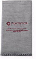 Pro Size Polishing Cleaning Cloth Made in USA for Gold, Silver, Platinum. Pure Cotton Eco Friendly Tarnish Remover Cleaner Large 11 x 14 Inch. Shines Jewelry Like New. Cleans Coins Watches Silverware