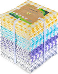 Eco-Friendly Reusable Dish Cloth Set – 24-Pk Multipurpose Kitchen Cleaning Cloth Made from Recycled Materials – Absorbent, Dish Towels & Non-Scratch Cleaning Rags, 12x12 in.