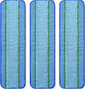 3 Pack Deep Clean Pads for Bona Family of Mops, Washable & Reusable Microfiber Cleaning Pad for Hardwood and Multi-Surface
