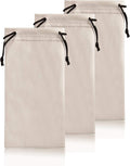 TRIUMPH VISION Soft Eyeglass Pouch 3 Pack - Pouch for glasses Microfiber Screen Cleaning Bag