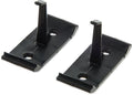 Carlisle FoodService Products Roll 'N Grip Plastic Broom Holder Wall Mount, Bathroom Organizer, Kitchen Organizer with Quick Release for Kitchen, Restaurant, Home, 1.75 Inches, Black, (Pack of 12)