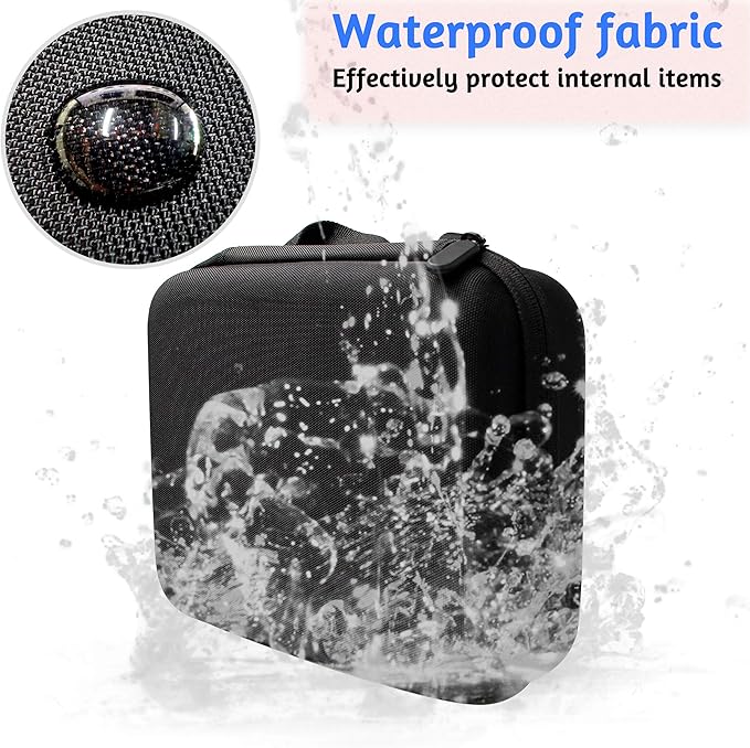 Battery Organizer Storage Bag, Safe Neat Shockproof Hard Portable Batteries Case, Holds 40 AA and AAA Batteries with Mesh Pocket for Chargers