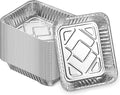 MontoPack Aluminum Foil Pans Half Size Roasting Chafing Pan | Bulk 30 Pack of 9x13 Tins for Cooking, Baking & Catering | Heavy Duty Disposable Cookware Steam Table Trays for Buffet & Food Prepping