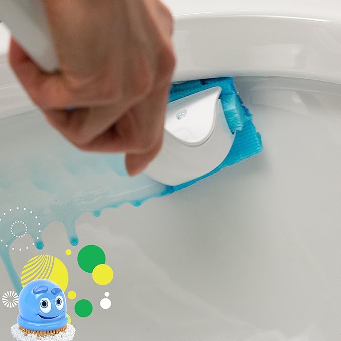 Scrubbing Bubbles Fresh Brush Flushables Refill, Citrus Action Scent, 10 Ct/pack , Pack 0f 12