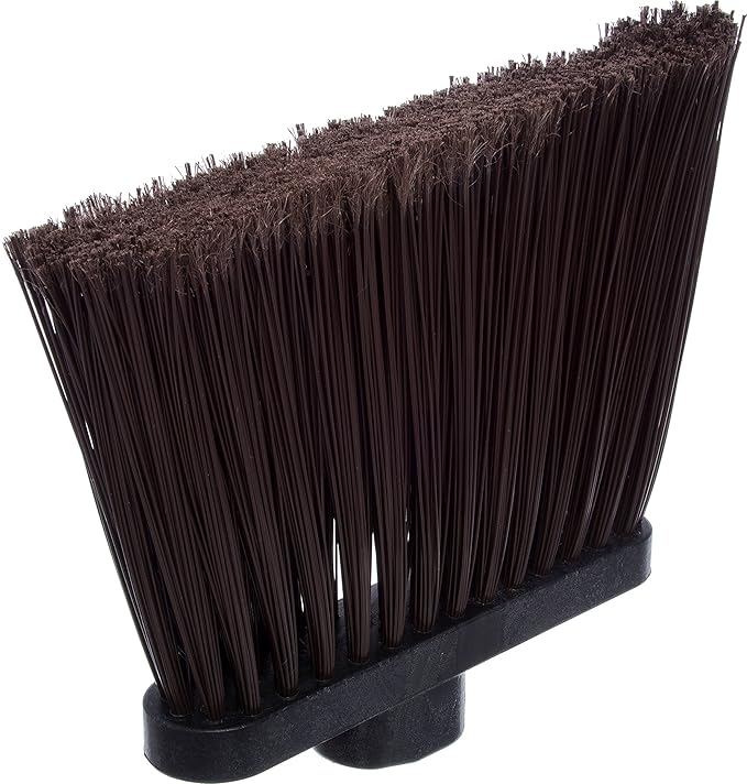 SPARTA Spectrum Duo-Sweep Flagged Bristle Angle Broom with Handle 56" - Brown