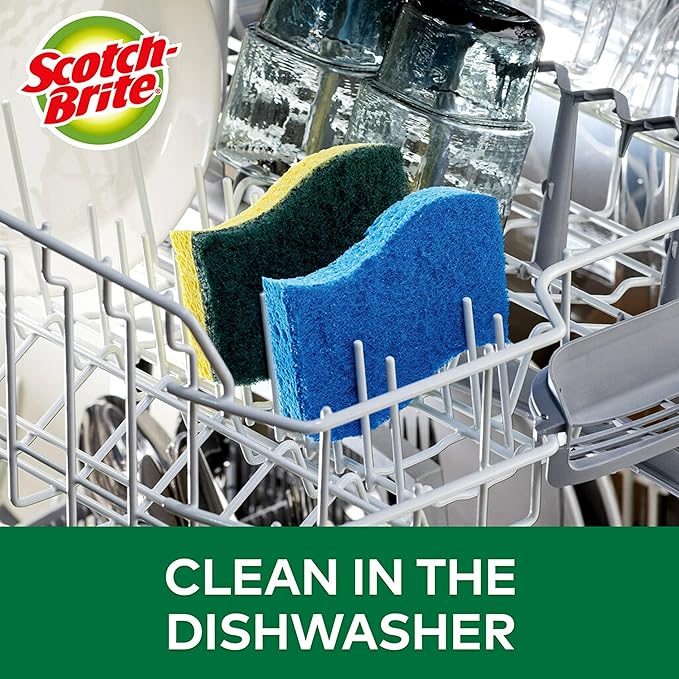 3M Heavy-Duty Kitchen Scrub Sponge, No Size