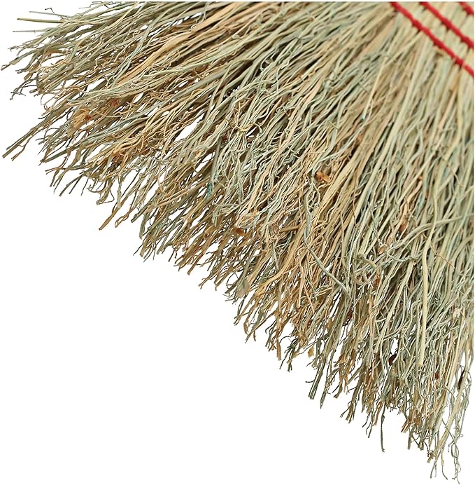 Genuine Joe Whisk Broom, Metal Hang Ring, Natural, 12 Count