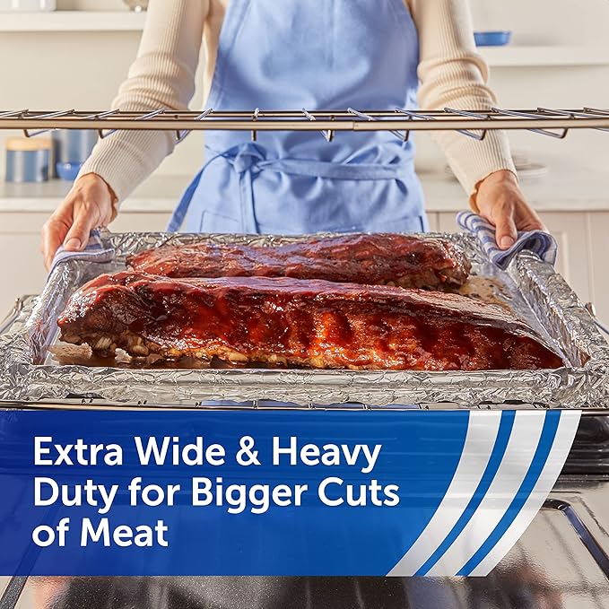 Reynolds Wrap Heavy Duty Aluminum Foil, 18 Inch Width, 75 Square Feet