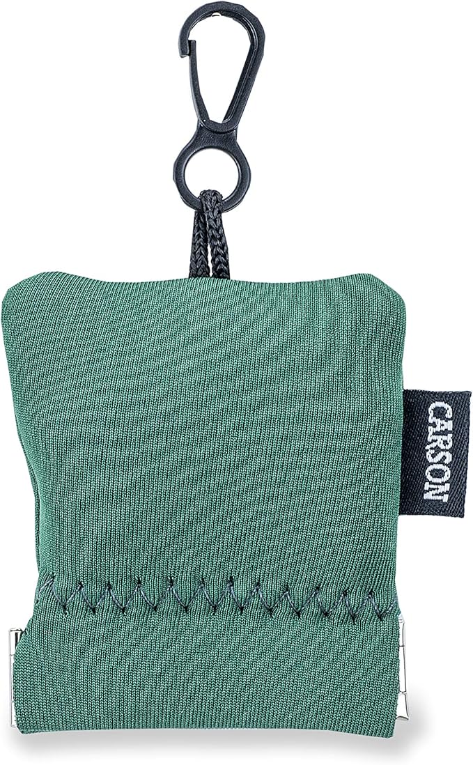 Carson Stuff-It Pro Microfiber Lens Cloth Cleaning System for Glasses, Smartphones, Tablets, Optics, Lenses, Cameras and More, 8.0'' x 8.0'' - Green (SN-80GR)