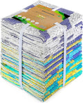 Eco-Friendly Reusable Dish Cloth Set – 24-Pk Multipurpose Kitchen Cleaning Cloth Made from Recycled Materials – Absorbent, Dish Towels & Non-Scratch Cleaning Rags, 12x12 in.