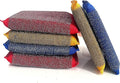 Steel Wool Scrubber Kitchen Sponges - 6 Pack Kitchen Dish Sponges Scrubbers, Non-Scratch Microfiber sponges for Cleaning, Pots and Pans Scrub Sponge