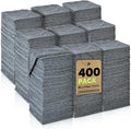 Gray Microfiber Cleaning Cloths Bulk-400 Pack, Gray Microfiber Towels for Cars, Ultra Absorbent Wash Cloths, Lint-Free Streak-Free Microfiber Towels Bulk for Cars, 12x12 inches