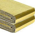 Golden Reflective Aluminum Foil Wrap Insulation Sheet - Double Bubble 23.6in x 10ft Thermal Shield Radiant Barrier for Winter RV Window Cold Insulation Summer Heat