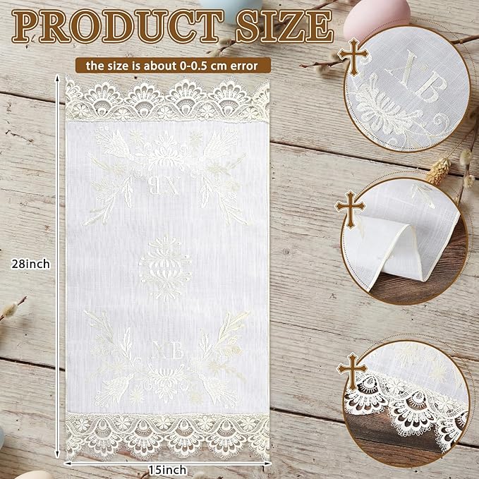 Easter Orthodox Pascha Basket Cover Table Decoration Religious Gift 28" Traditional Easter Basket Towel Embroidered Ukrainian XB Cloth Communion Prosphora Greek Christian Altar