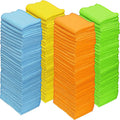 Simple Houseware Microfiber Cleaning Cloth 150 Pack, 12" x 16", 4 Colors