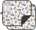 Disney Dish Drying Mats for Kitchen Counter (2 Pack) – 16" x 18" Absorbent Kitchen Drying Mats for Dishes – Mickey & Minnie, Winnie the Pooh, & Stitch Dish Mats
