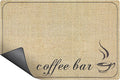 SUEH DESIGN Coffee Mat, Absorbent Dish Drying Mat 19.6 x 11.8 in Quick Dry Coffee Mat Large Drying Mats for Kitchen Counter Coffee Bar, Coffee Bar
