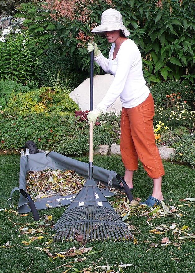 Allsop WheelEasy - Foldable Garden Cart (Wheelbarrow) with Easy Grip Handles